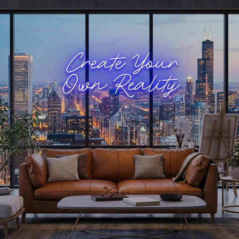 Create Your Own Reality Led Neon Sign Light