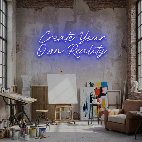 Create Your Own Reality Led Neon Sign Light