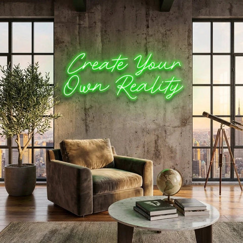 Create Your Own Reality Led Neon Sign Light