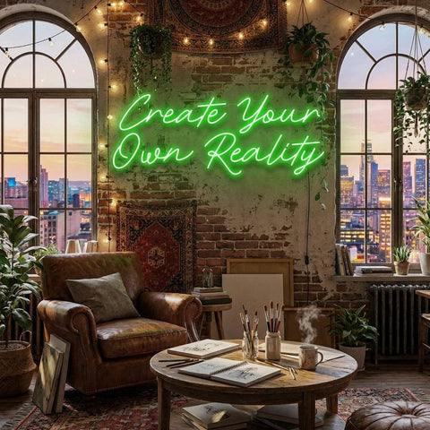 Create Your Own Reality Led Neon Sign Light