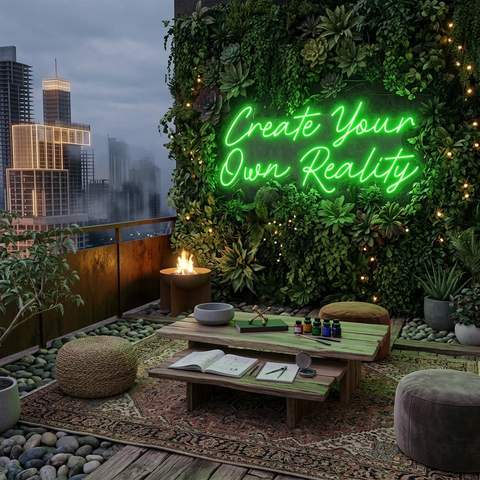 Create Your Own Reality Led Neon Sign Light