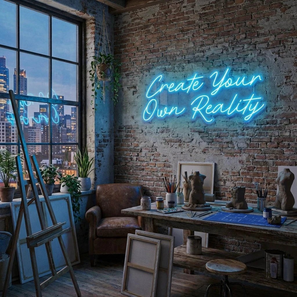 Create Your Own Reality Led Neon Sign Light