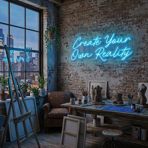 Create Your Own Reality Led Neon Sign Light