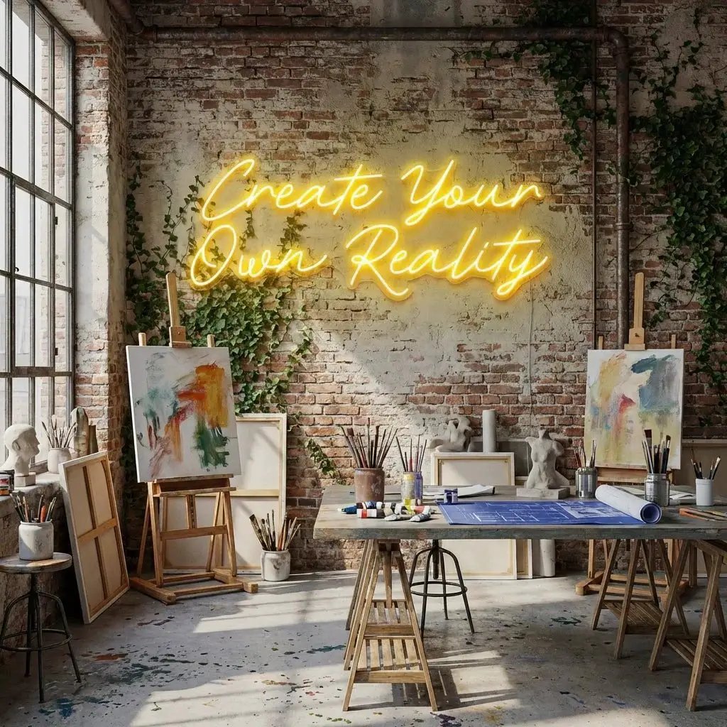Create Your Own Reality Led Neon Sign Light