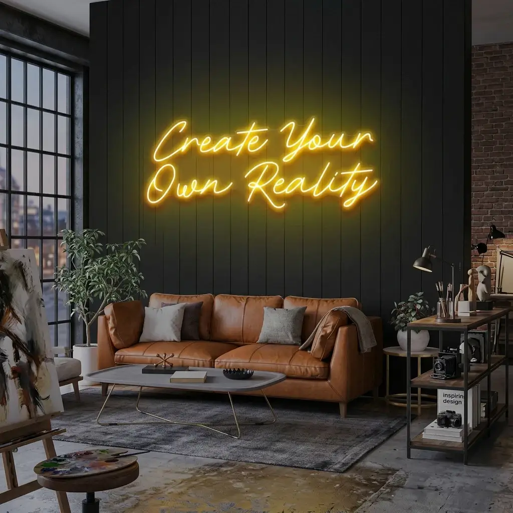 Create Your Own Reality Led Neon Sign Light