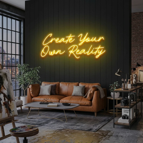 Create Your Own Reality Led Neon Sign Light