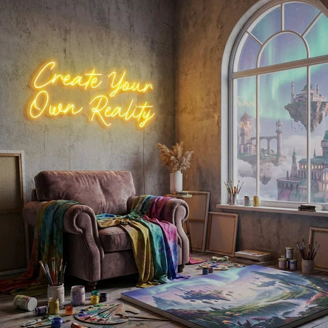 Create Your Own Reality Led Neon Sign Light