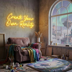 Create Your Own Reality Led Neon Sign Light