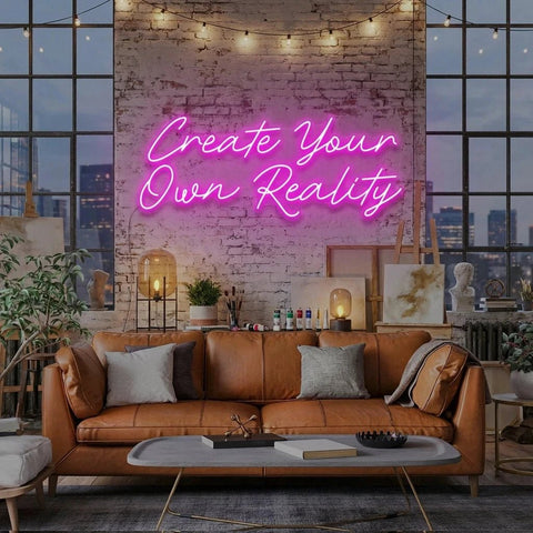Create Your Own Reality Led Neon Sign Light