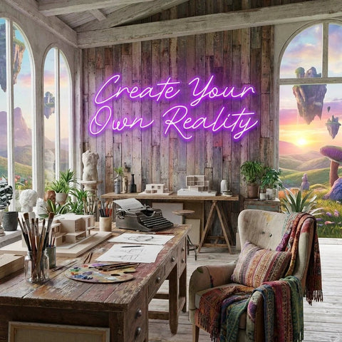 Create Your Own Reality Led Neon Sign Light