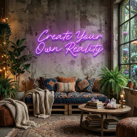Create Your Own Reality Led Neon Sign Light