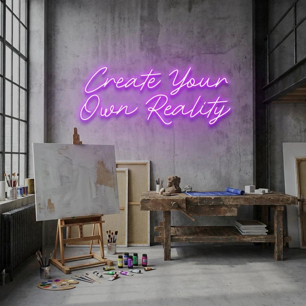 Create Your Own Reality Led Neon Sign Light