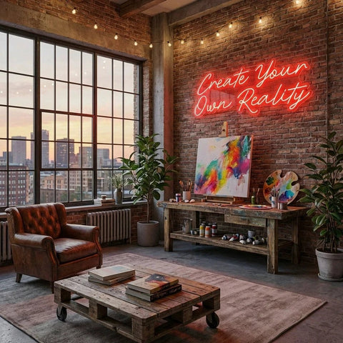 Create Your Own Reality Led Neon Sign Light