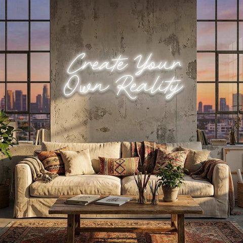 Create Your Own Reality Led Neon Sign Light
