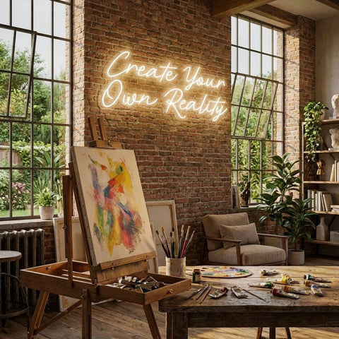 Create Your Own Reality Led Neon Sign Light
