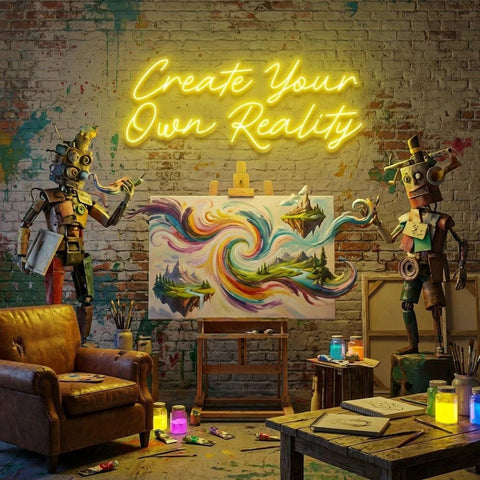 Create Your Own Reality Led Neon Sign Light