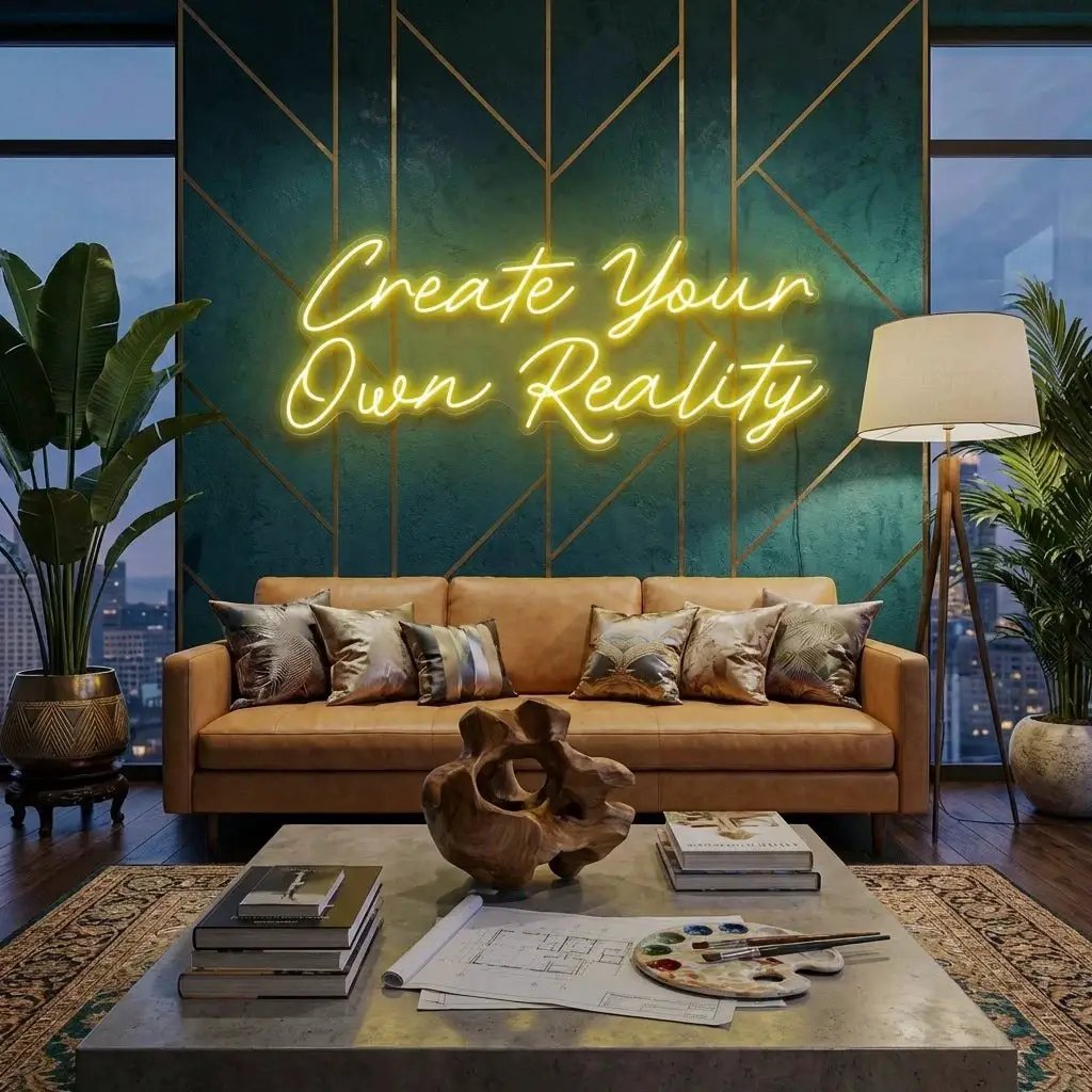 Create Your Own Reality Led Neon Sign Light