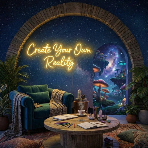 Create Your Own Reality Led Neon Sign Light