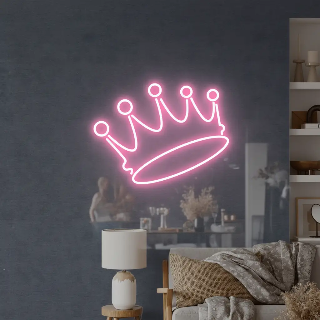 Crown Neon Sign Home Decor Neon Sign