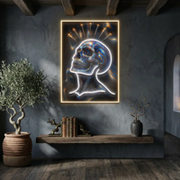 Crowned Remains LED Neon Sign Light Pop Art
