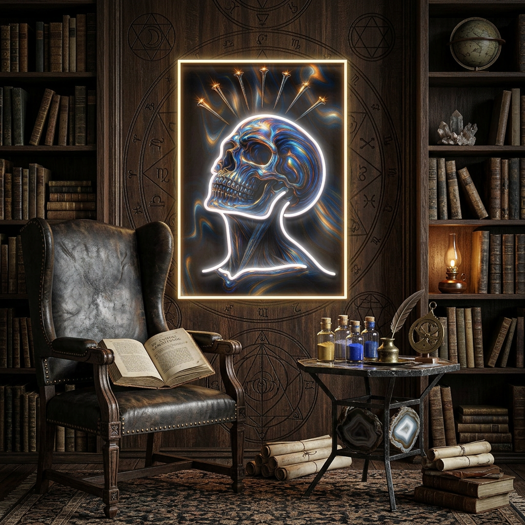 Crowned Remains LED Neon Sign Light Pop Art
