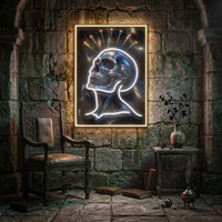 Crowned Remains LED Neon Sign Light Pop Art