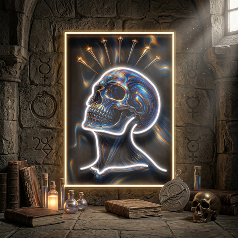 Crowned Remains LED Neon Sign Light Pop Art