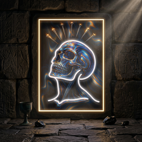 Crowned Remains LED Neon Sign Light Pop Art
