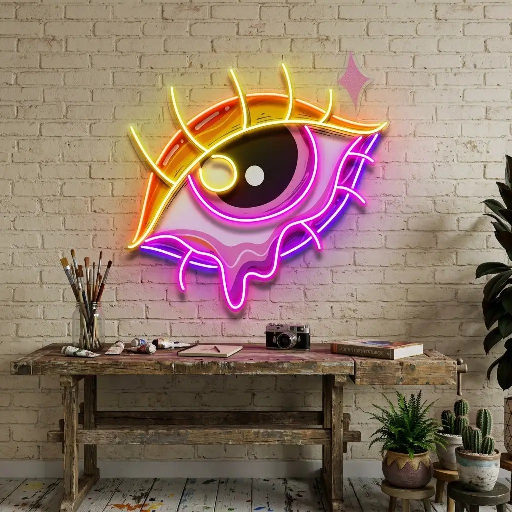 Crying With Pride LED Neon Sign Light Pop Art