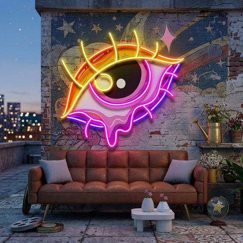 Crying With Pride LED Neon Sign Light Pop Art