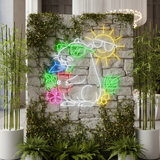 Custom Capybara Summer Vibes Neon Sign - VN03 - Customneonstudio