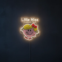 Custom Little Miss Neon Sign Cartoon Neon Sign Kids Room Decor