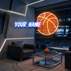 Custom Name Basketball Gift For Kids Artwork Led Neon Sign Light