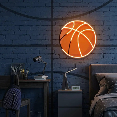 Custom Name Basketball Gift For Kids Artwork Led Neon Sign Light