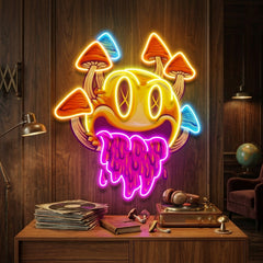 Custom Name Funny Psychedelic Artwork Led Neon Sign Light