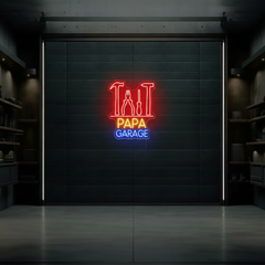 Custom Name Garage Neon Garage Light Sign