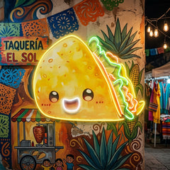 Custom Taco Mexican Food Restaurant Decor Artwork Led Neon Sign Light