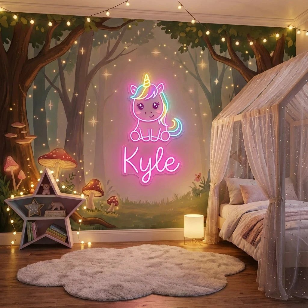 Custom Your Name For Baby Room Decor Led Neon Sign Light