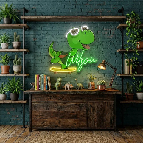 Custom Your Name Sign Gift For Kids, Birthday Led Neon Sign Light