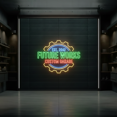 Custom Garage Neon Sign Car Service Decor Sign