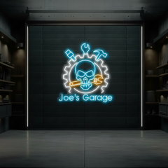 Custom Garage Neon Sign Man Cave Gift