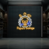 Custom Garage Neon Sign Man Cave Gift