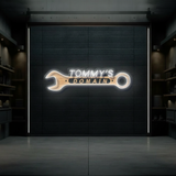 Custom Neon Sign Garage Gift for Men
