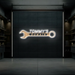 Custom Neon Sign Garage Gift for Men