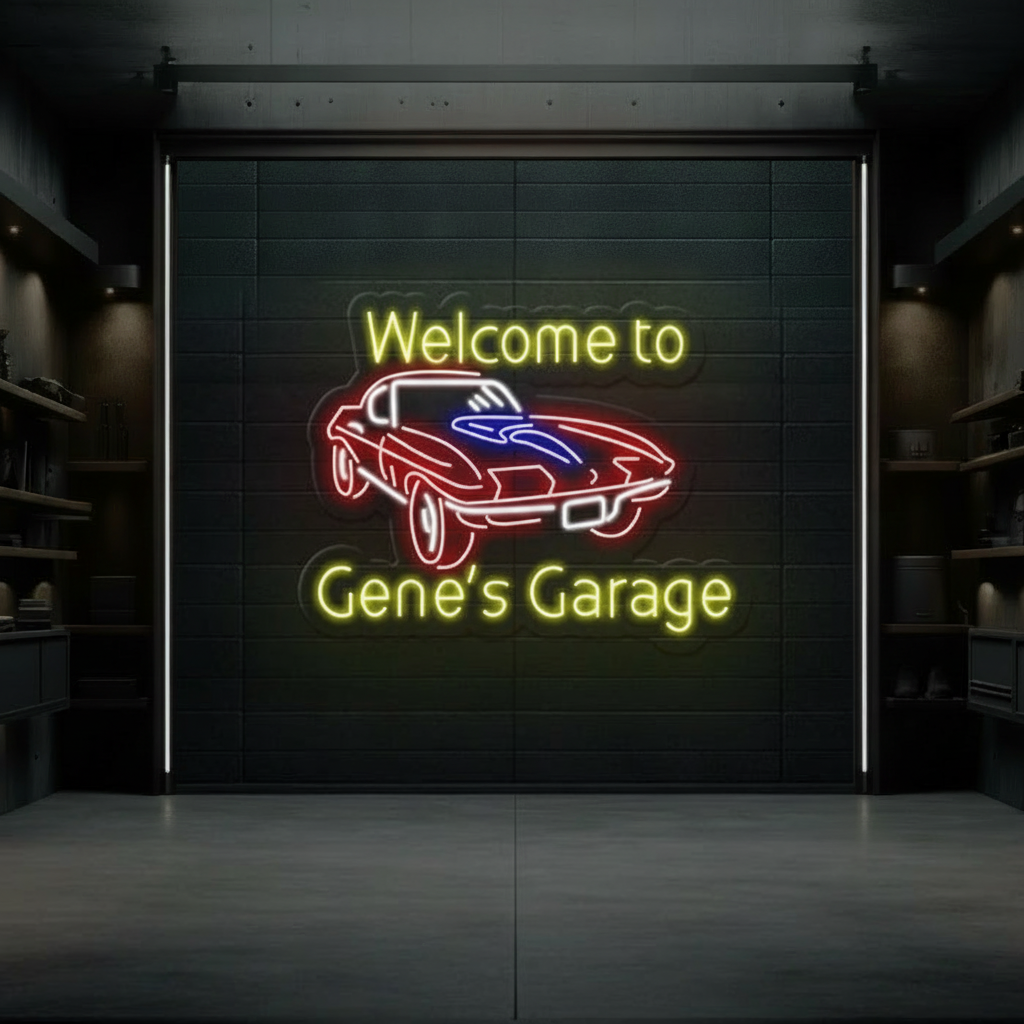 Custom Personalized Garage Led Neon Sign