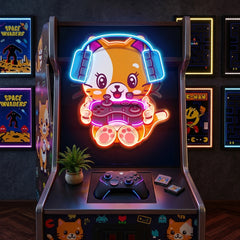 Cute cat Gaming LED Neon Sign Light Pop Art