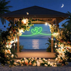 Double Heart Led Neon Sign Light