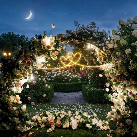 Double Heart Led Neon Sign Light