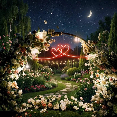 Double Heart Led Neon Sign Light