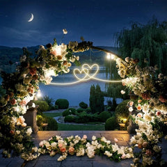 Double Heart Led Neon Sign Light